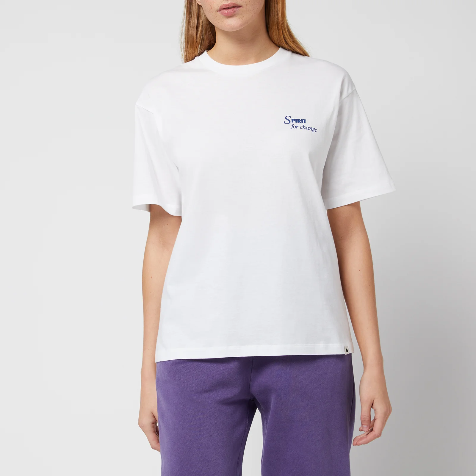 Carhartt WIP Women's S/S Spirit T-Shirt - White Image 1