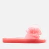 Melissa X Y Project Women's Flower Beach Slides - Pink Trans - Image 1