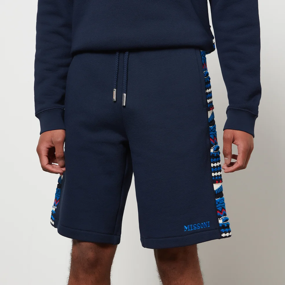 Missoni Men's Sweat Shorts - Deep Blue Image 1