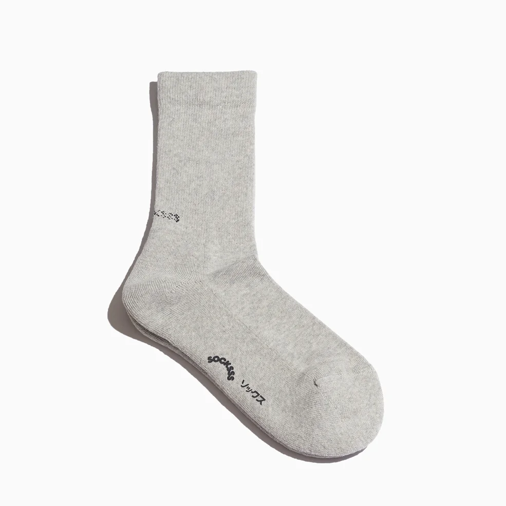 SOCKSSS Men's Tennis Solid Socks - Moonwalk Image 1