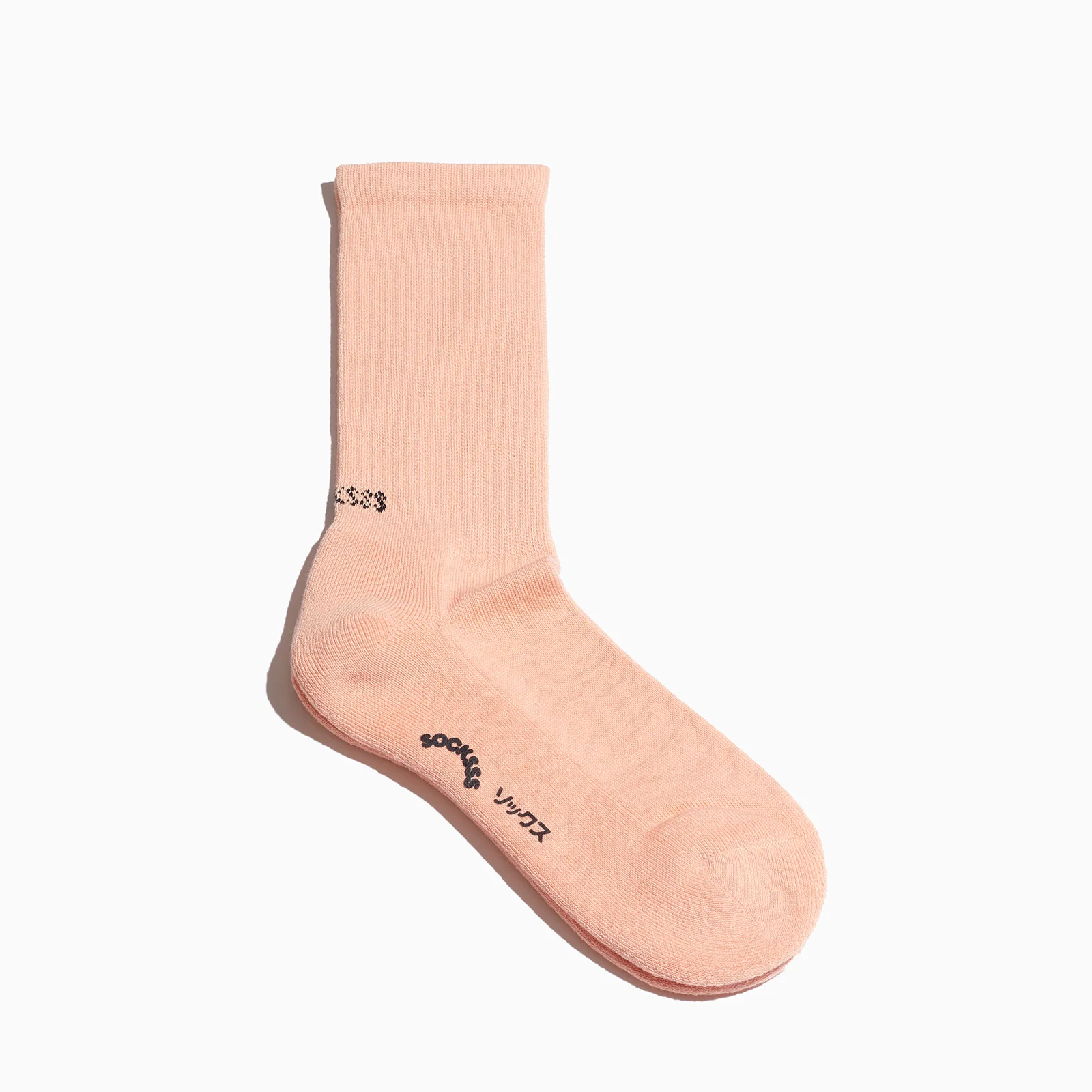 SOCKSSS Men's Tennis Solid Socks - Cherry Peach Image 1