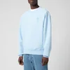 AMI Men's Tonal De Coeur Sweatshirt - Sky Blue - Image 1