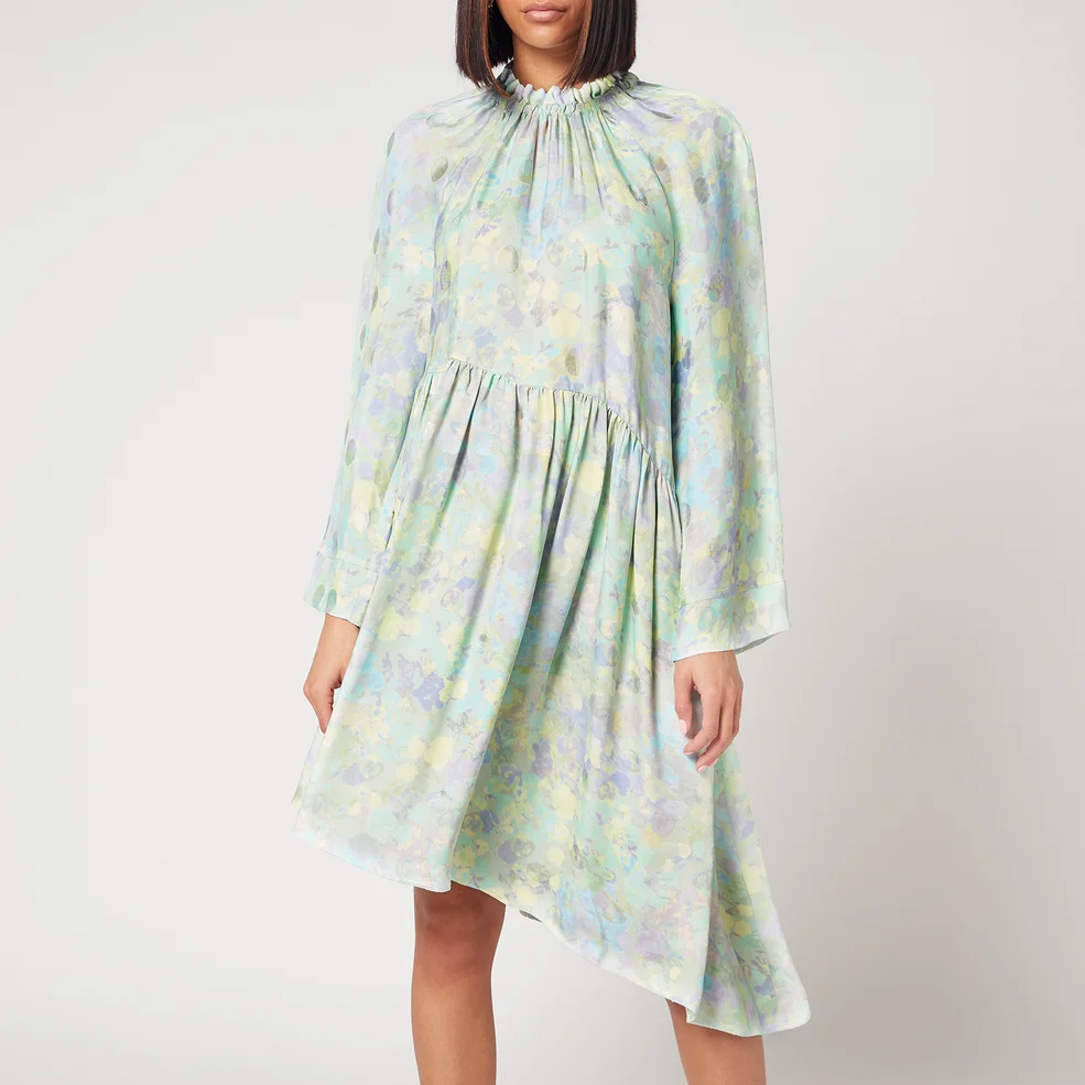 Stine Goya Women's Lamar Aysemtric Dress - Pastel Bloom Image 1