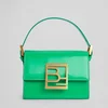 BY FAR Women's Fran Semi Patent Leather Bag - Super Green - Image 1