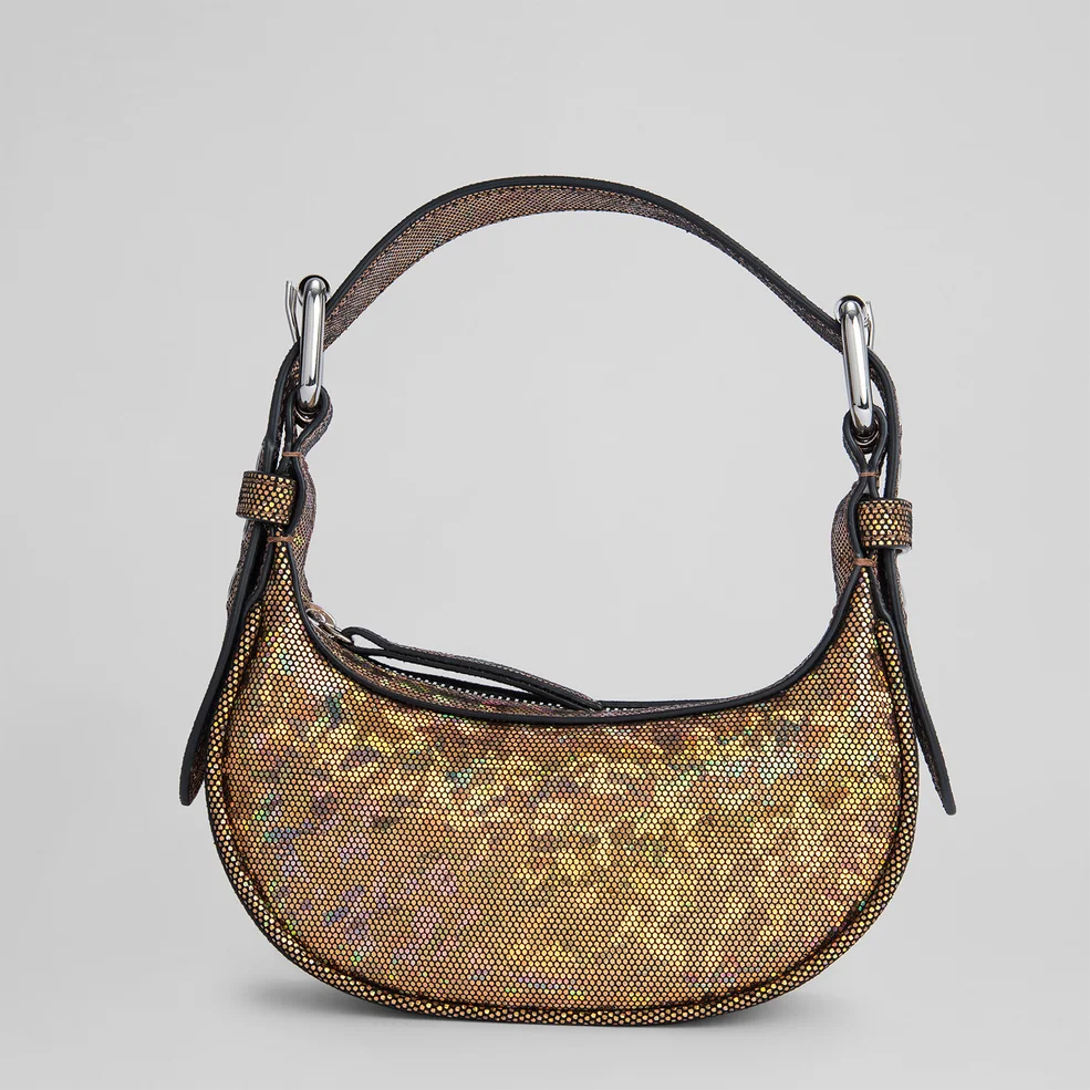 BY FAR Women's Mini Soho Hologram Leather Bag - Disco Bronze Image 1
