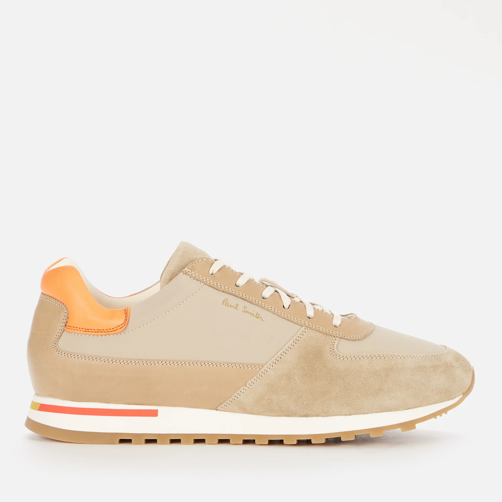 Paul Smith Men's Velo Leather Running Style Trainers - Sand Image 1