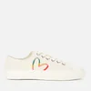 Paul Smith Women's Kinsey Canvas Trainers - White Heart - Image 1
