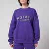 ROTATE Birger Christensen Women's Iris Crewneck Sweatshirt - Prism Violet - Image 1