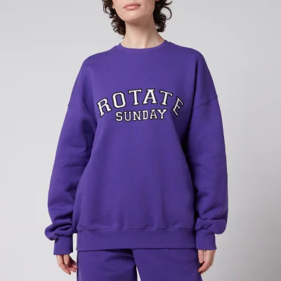 ROTATE Birger Christensen Women's Iris Crewneck Sweatshirt - Prism Violet