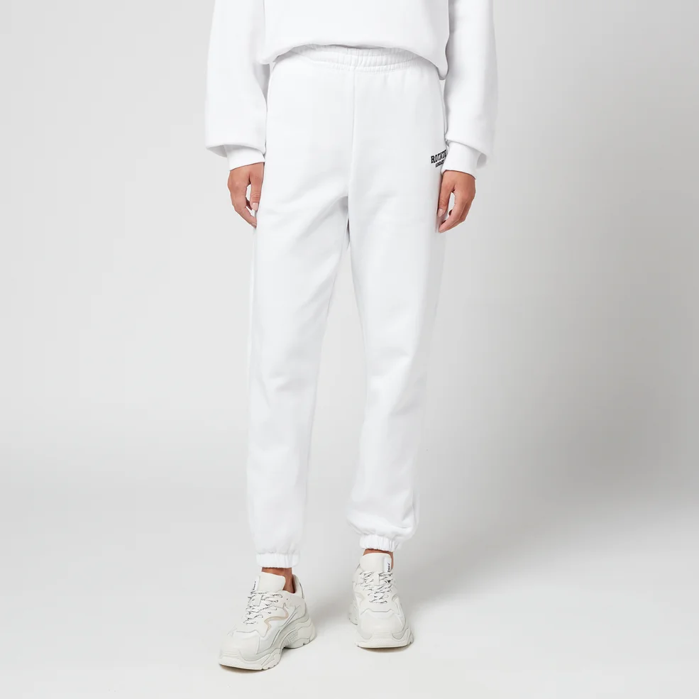 ROTATE Birger Christensen Women's Mimi Sweatpants - Brilliant White Image 1