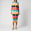 Olivia Rubin Women's Paisley Midi Dress - Bright Stripe - Image 1