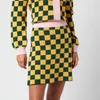 Olivia Rubin Women's Kris Skirt - Green Yellow Squares - Image 1