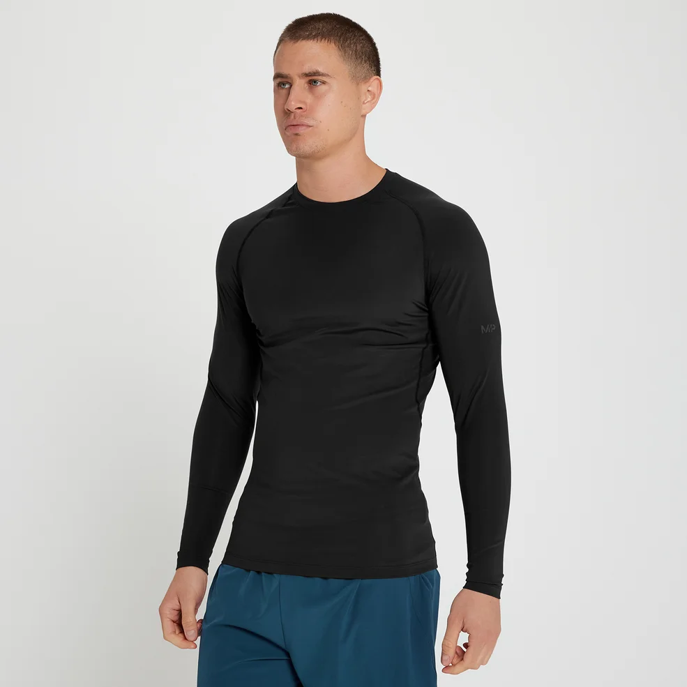 MP Men's Velocity Ultra Long Sleeve Baselayer T-Shirt - Black Image 1