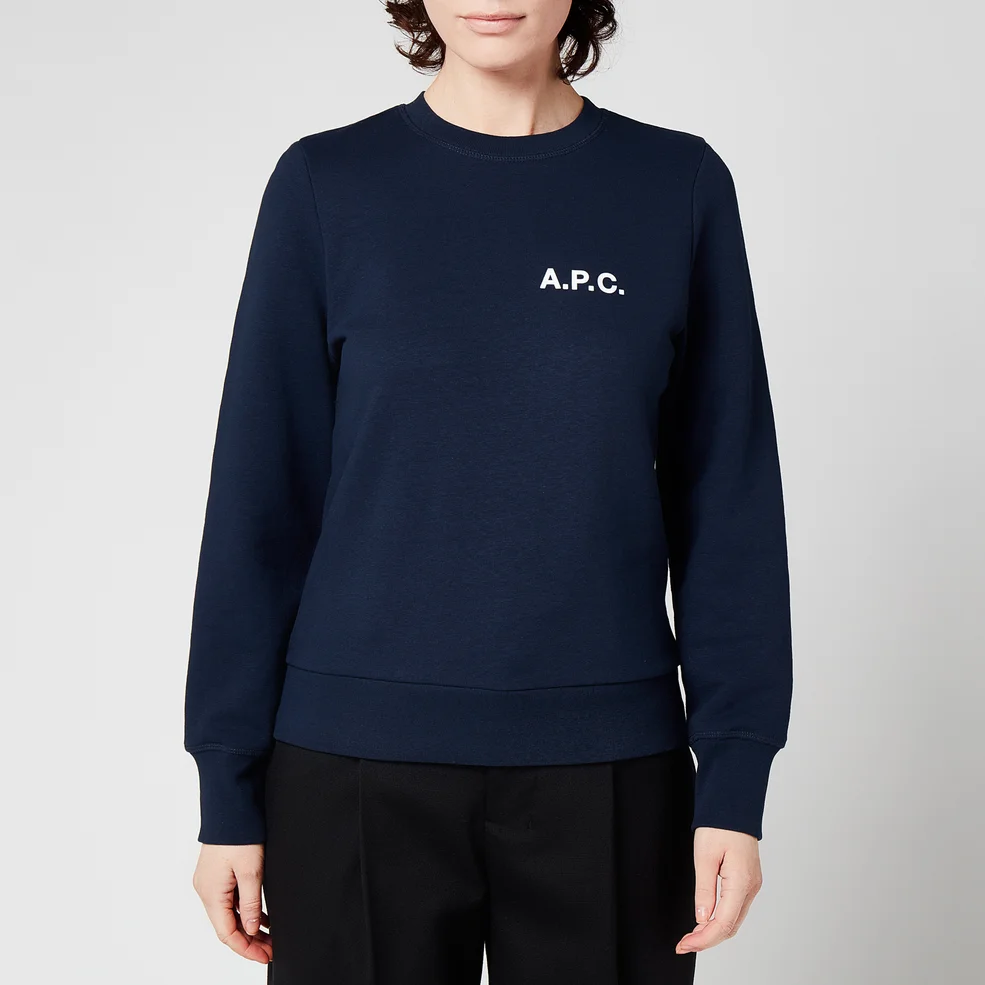 A.P.C. Women's Shelly Sweatshirt - Navy Image 1