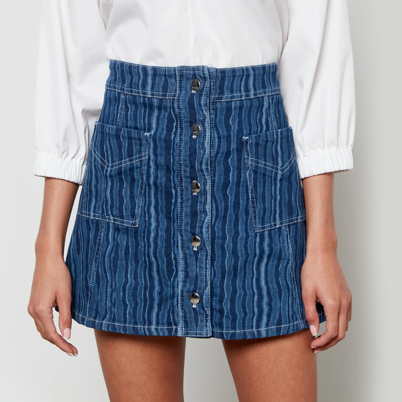 Marni Women's Mini Skirt - Blublack Image 1