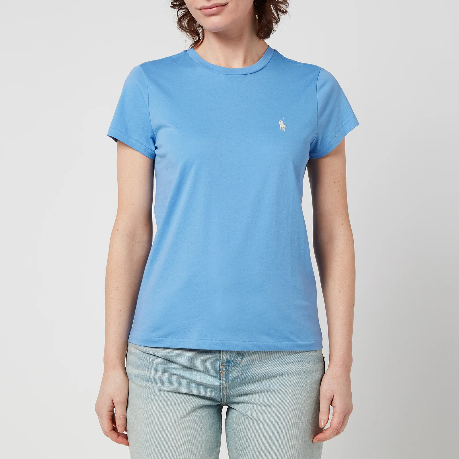 Polo Ralph Lauren Women's Short Sleeve-T-Shirt - Summer Blue Image 1