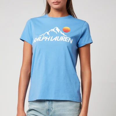 Polo Ralph Lauren Women's Ski Short Sleeve-T-Shirt - Summer Blue