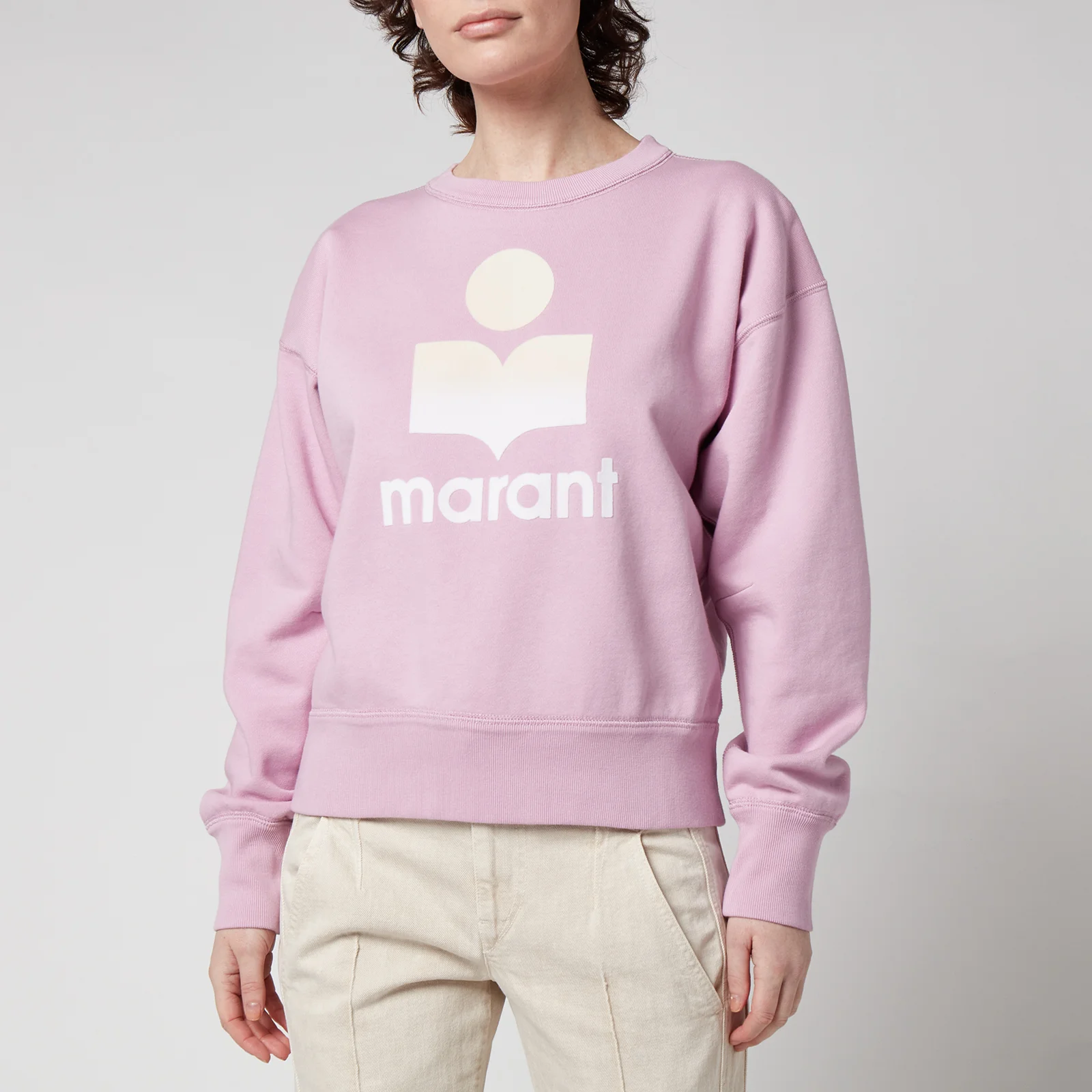 Marant Étoile Women's Mobyli Sweatshirt - Light Pink Image 1