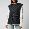 Ganni Women's Recycled Ripstop Quilt Gilet - Sky Captain - Image 1