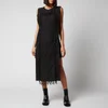 Ganni Women's Jacquard Organza Mid Dress - Black - Image 1