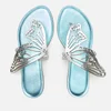 Sophia Webster Women's Talulah Toe-Post Sandals - Silver/Spearmint - Image 1