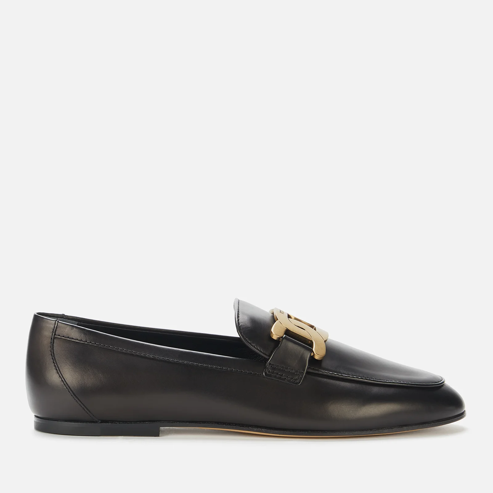 Tod's Women's Kate Leather Loafers - Black Image 1