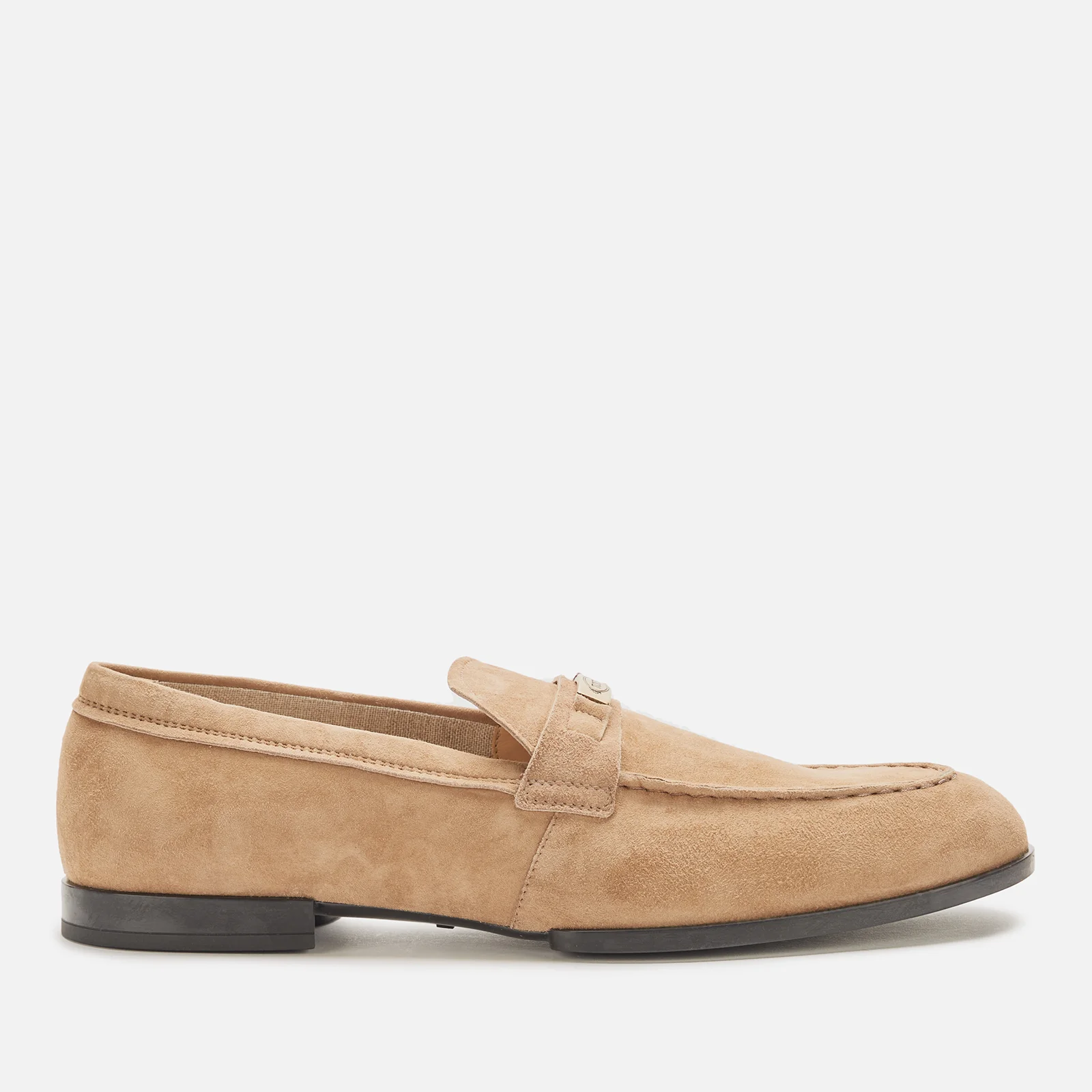 Tod's Men's Suede Loafers - Kaki Image 1