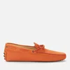 Tod's Men's Gommini Nubuck Driving Shoes - Orange - Image 1