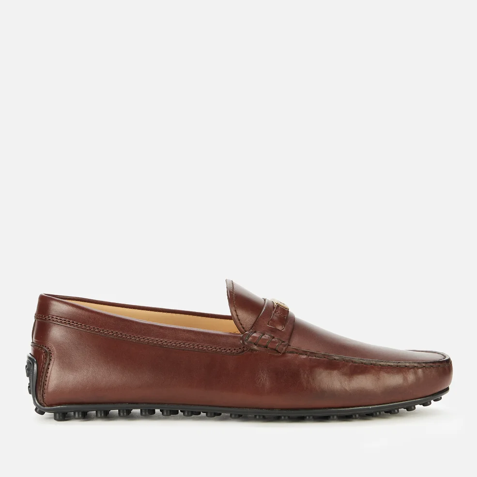 Tod's Men's Gommino Leather Loafers - Chestnut Image 1