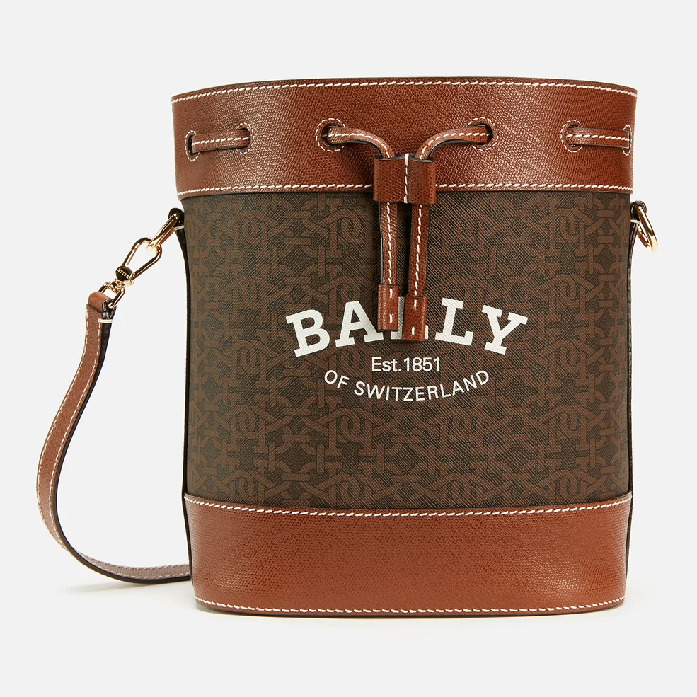 Bally Women's Logo Monogram Bucket Bag - Multi Image 1