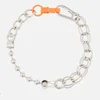 Heron Preston Women's Multichain Necklace - Silver Orange - Image 1