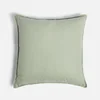 ïn home Linen Cushion - Sage - 50x50cm - Image 1