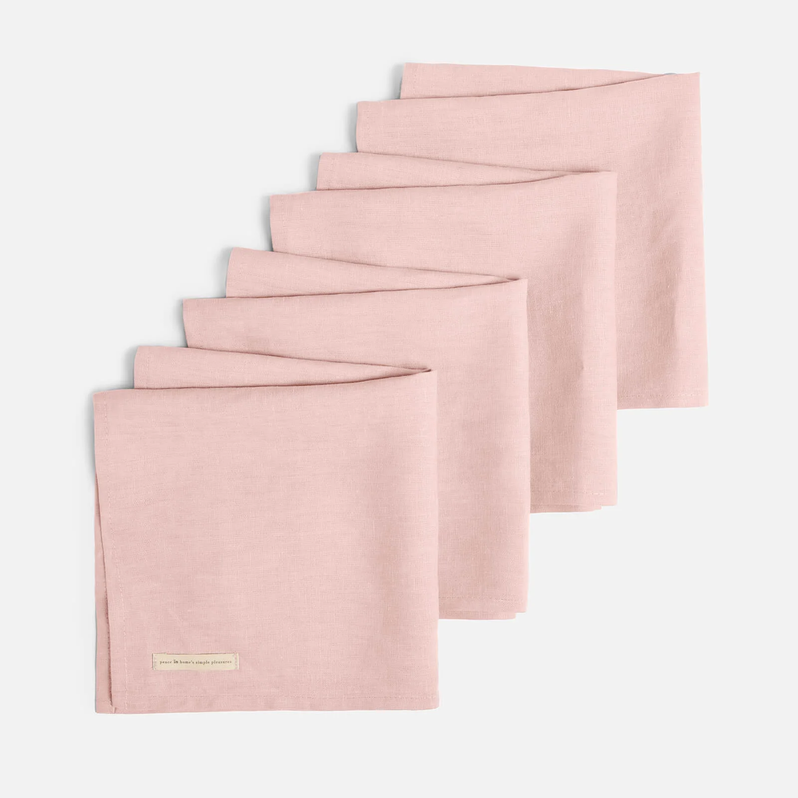 ïn home Linen Napkin - Pink - Set of 4 Image 1