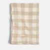 ïn home Linen Gingham Table Cloth - Natural - 160x200cm - Image 1