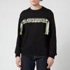 Lanvin Men's Embroidered Curb Sweatshirt - Black - Image 1