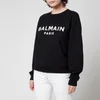 Balmain Women's Printed Balmain Sweatshirt - Black - Image 1