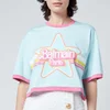 Balmain Women's Barbie Cropped Balmain Printed T-Shirt - Multi - Image 1