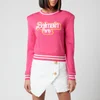 Balmain Women's Barbie Cropped Balmain Knitted Pullover - Pink - Image 1