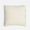 ïn home Linen Cotton Stripe Cushion - Natural - 50x50cm - Image 1