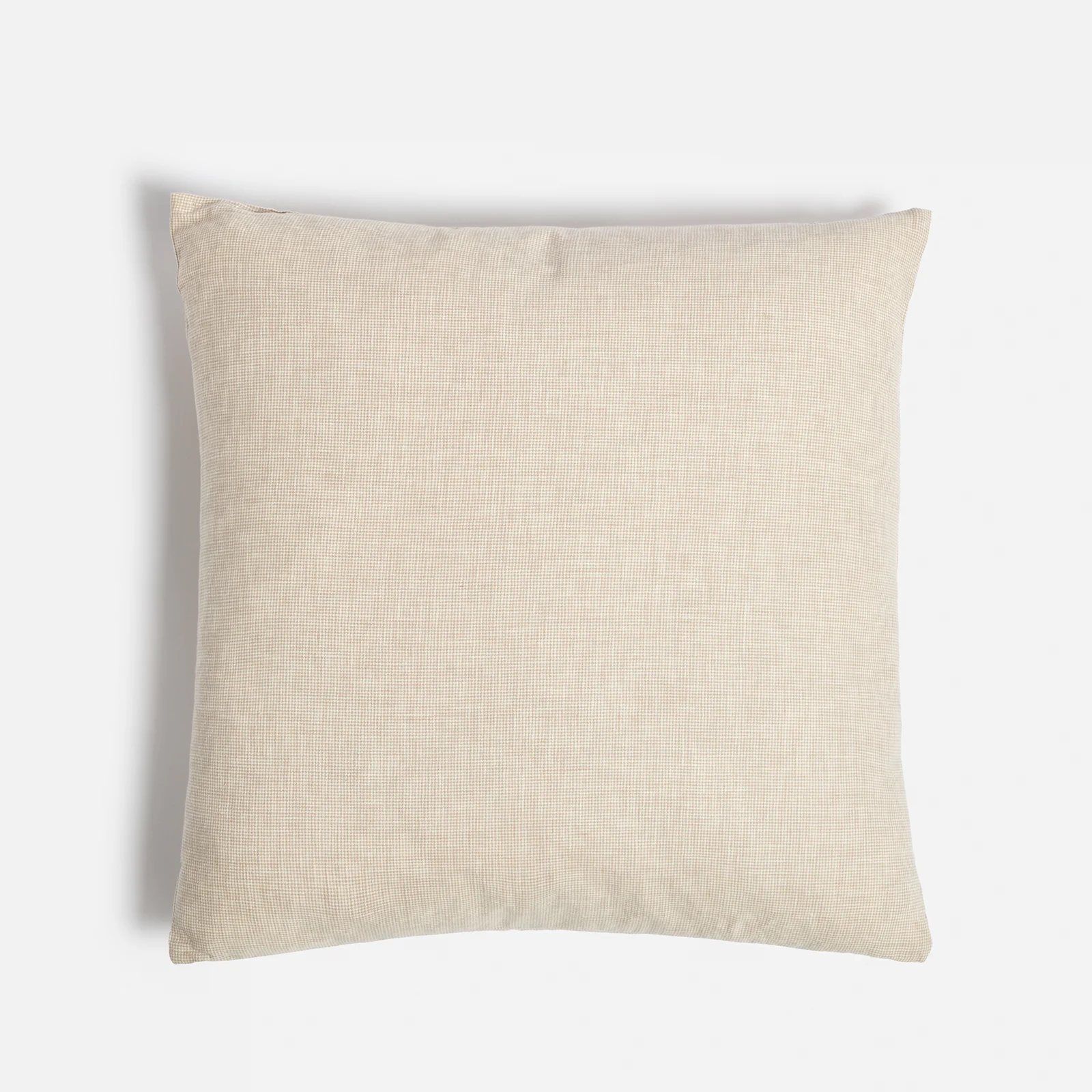 ïn home Linen Cotton Cushion - Natural - 50x50cm Image 1