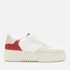 Axel Arigato Women's Orbit Leather/Suede Trainers - White/Red/Dusty Pink - Image 1