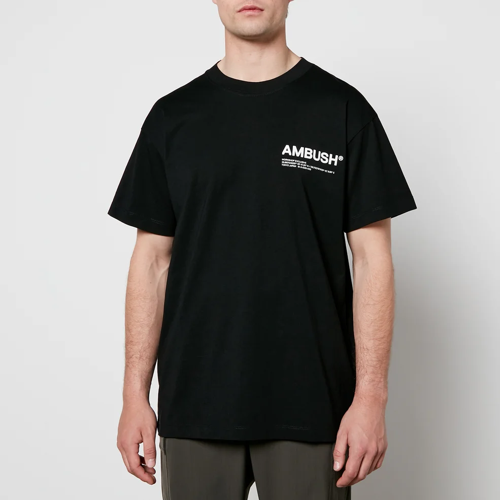 AMBUSH Men's Jersey Workshop T-Shirt - Black Image 1