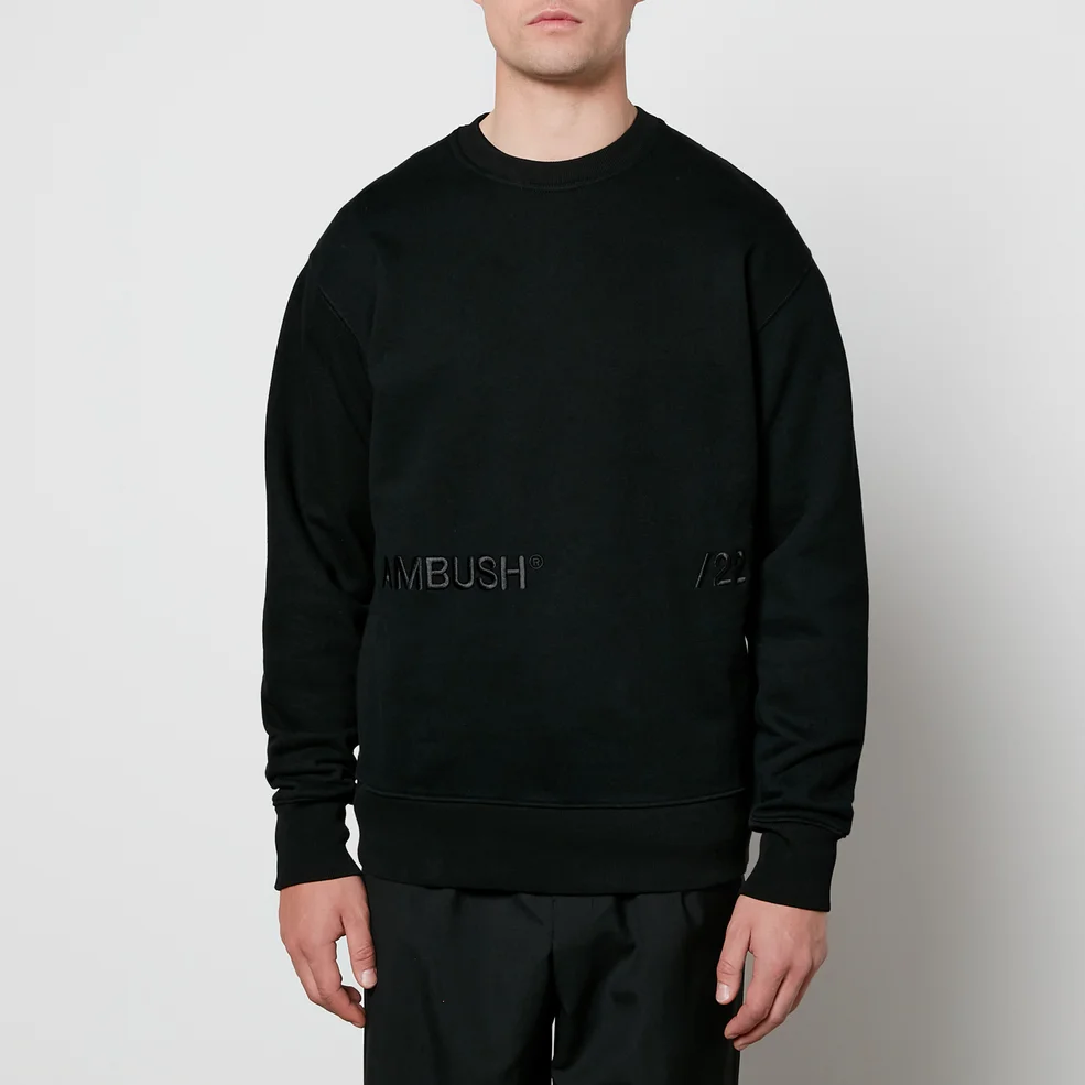 AMBUSH Men's Crewneck Sweatshirt - Black Image 1