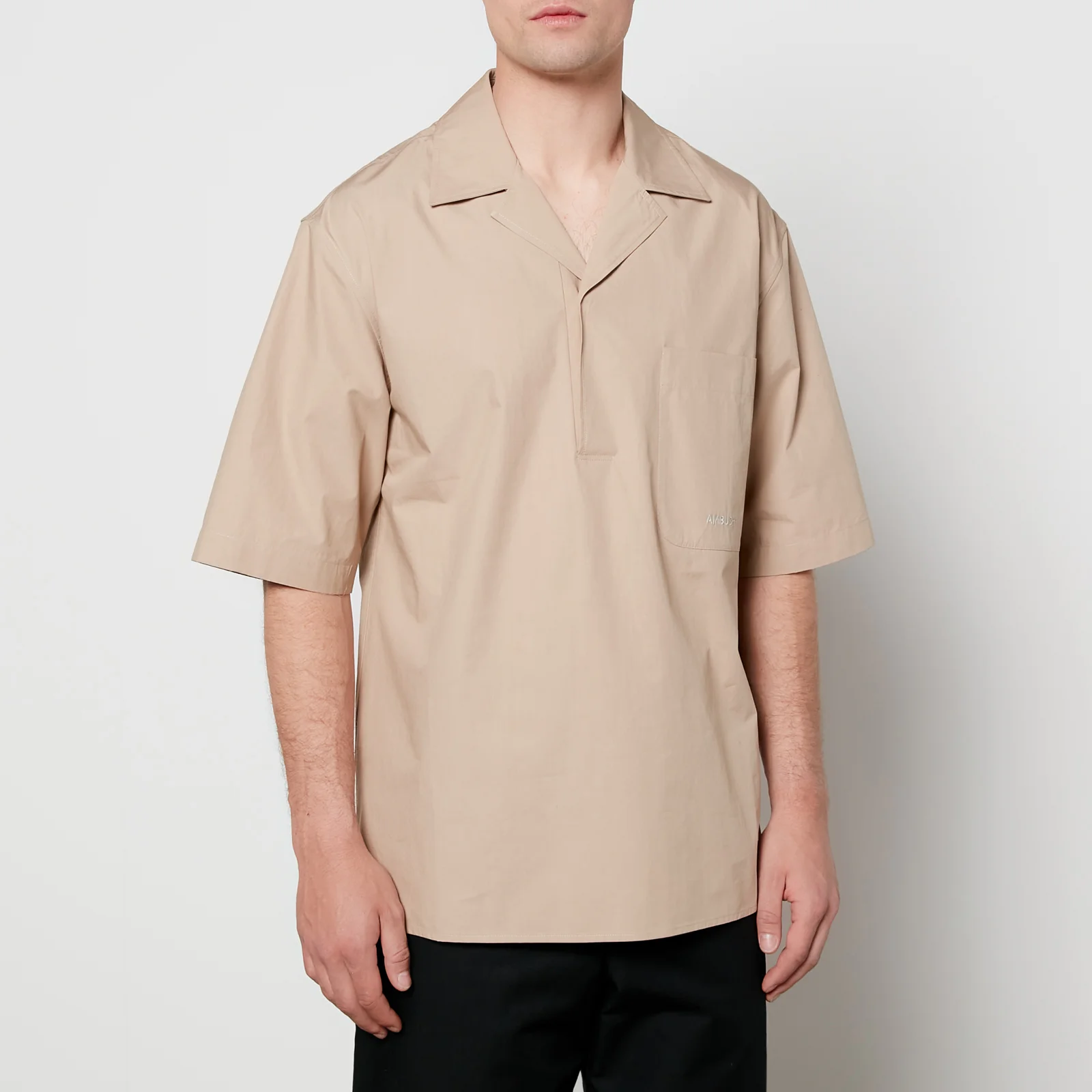 AMBUSH Men's Short Sleeve Shirt - Sesame Image 1