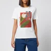 KENZO Women's Seasonal Graphic Loose T-Shirt - White - Image 1
