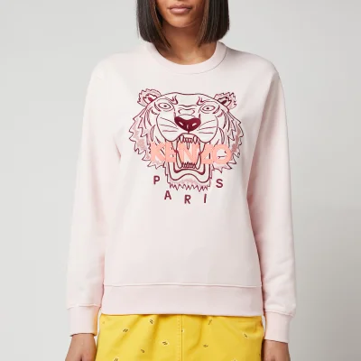 KENZO Women's Tiger Classic Sweatshirt - Faded Pink