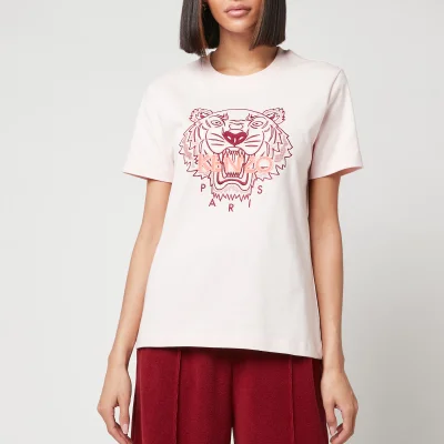 KENZO Women's Tiger Loose T-Shirt - Faded Pink