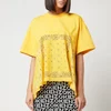 KENZO Women's Oversized Bandana Print T-shirt - Golden Yellow - Image 1