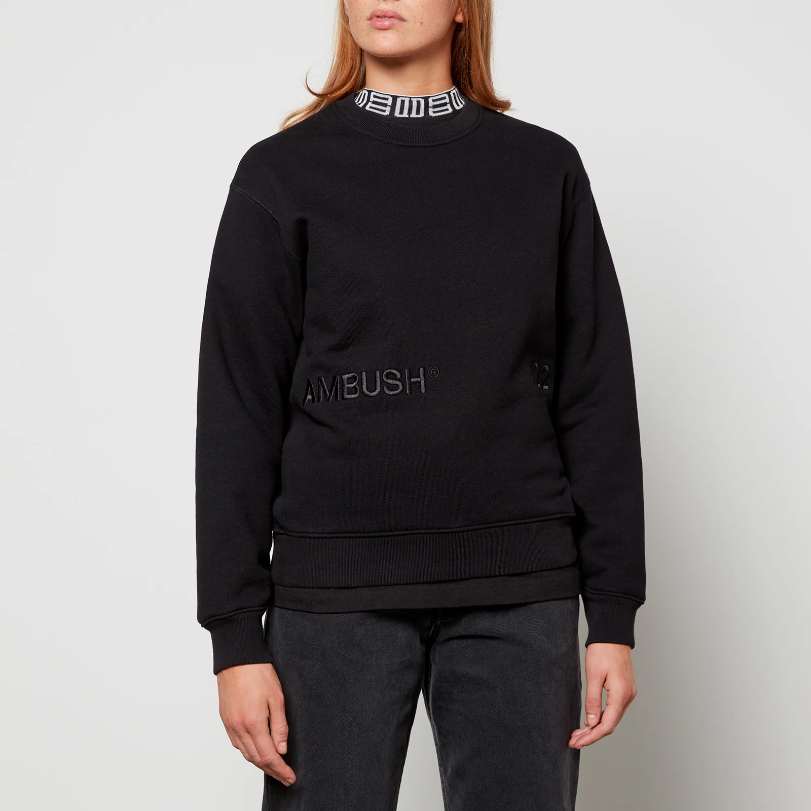 AMBUSH Women's Crewneck Sweatshirt - Black Image 1