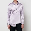 Martine Rose Men's Wrap Shirt - Lilac - Image 1